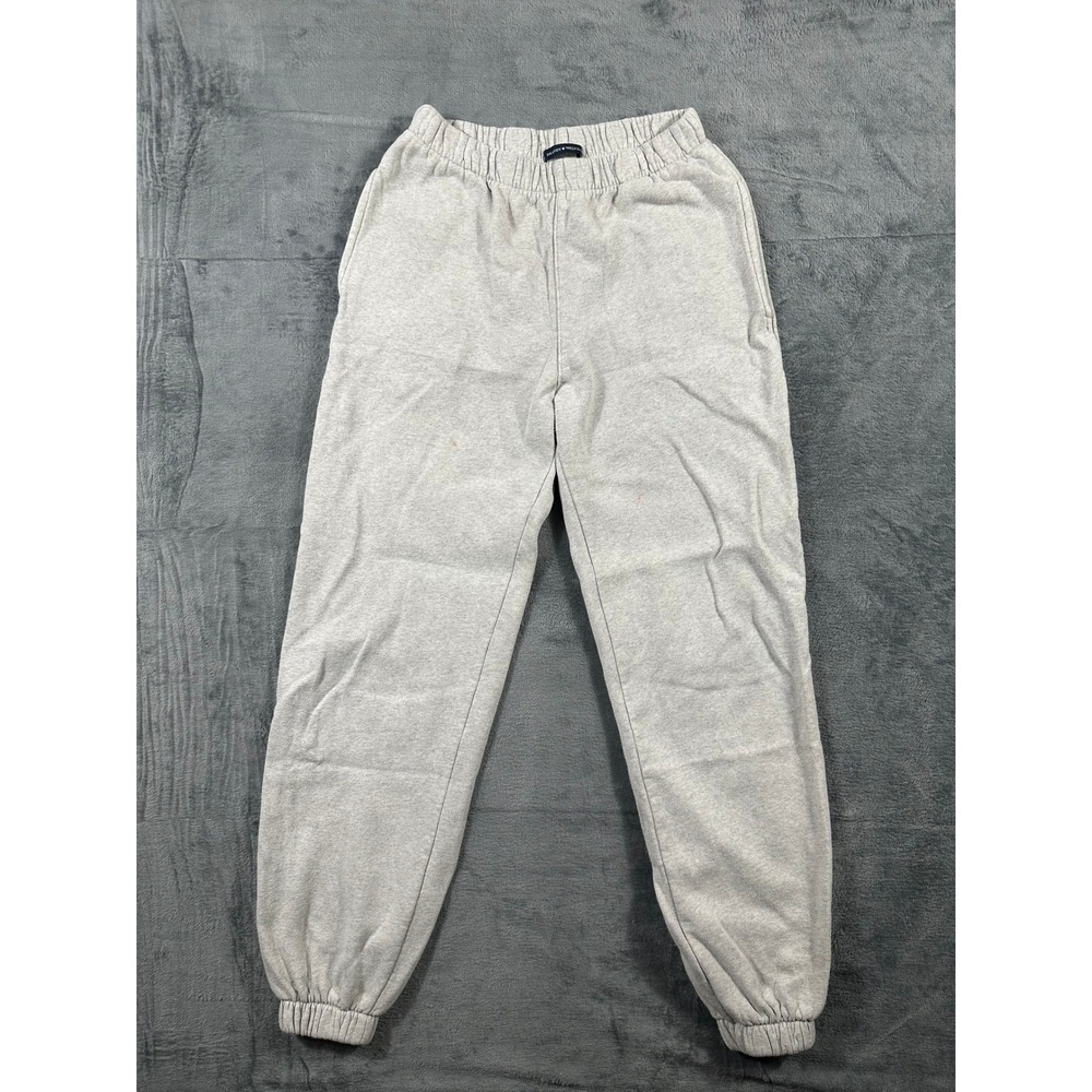 Brandy Melville Rosa Sweatpants Heather Gray Elastic Waist Joggers One Size
